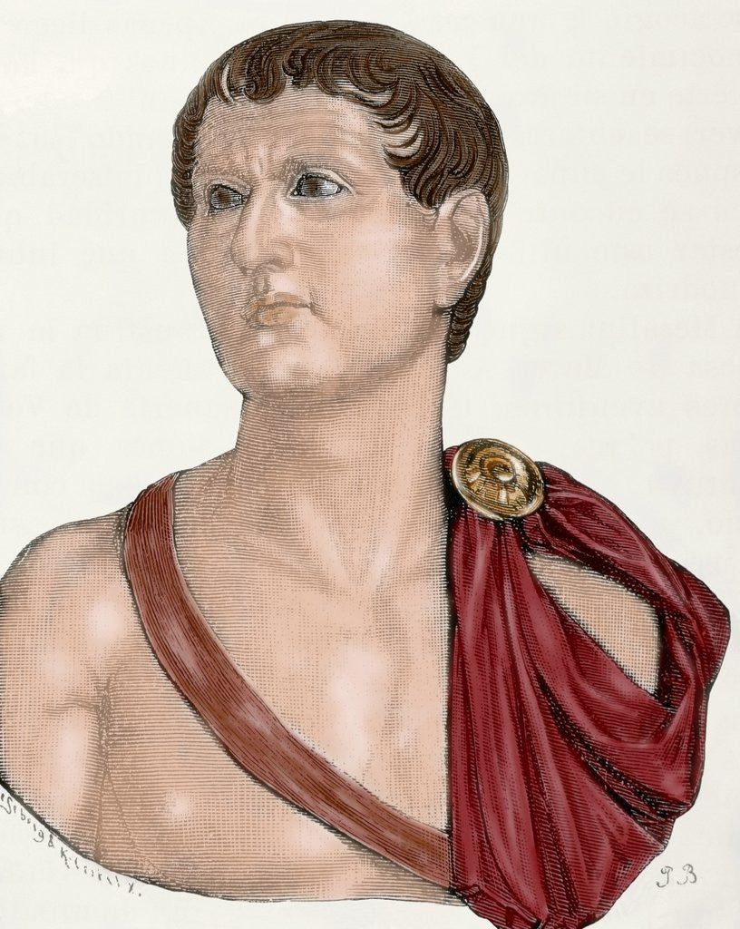 Detail of Germanicus Julius Caesar (15 B.C.-19 A.D.). by Anonymous