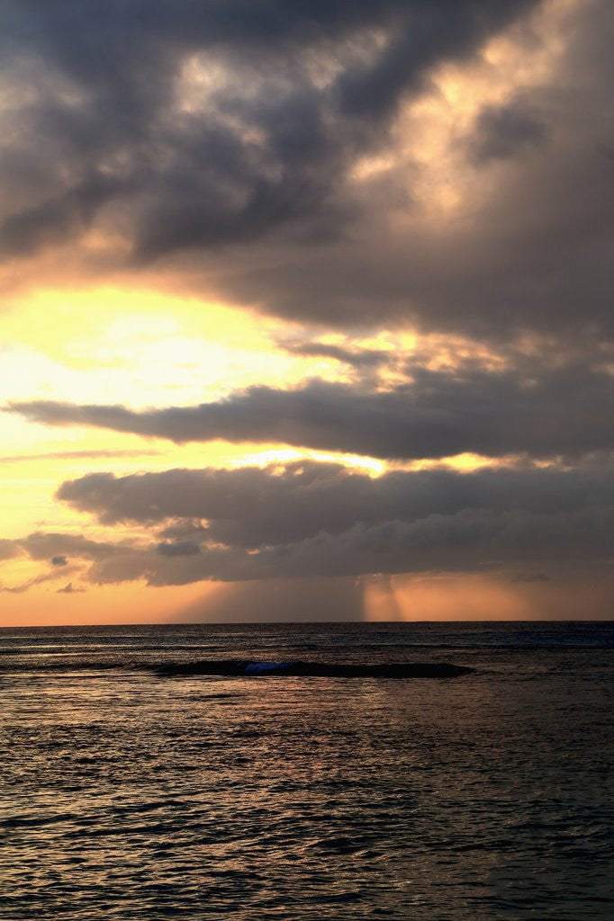 Detail of Sandy Lane beach at sunset by Anonymous