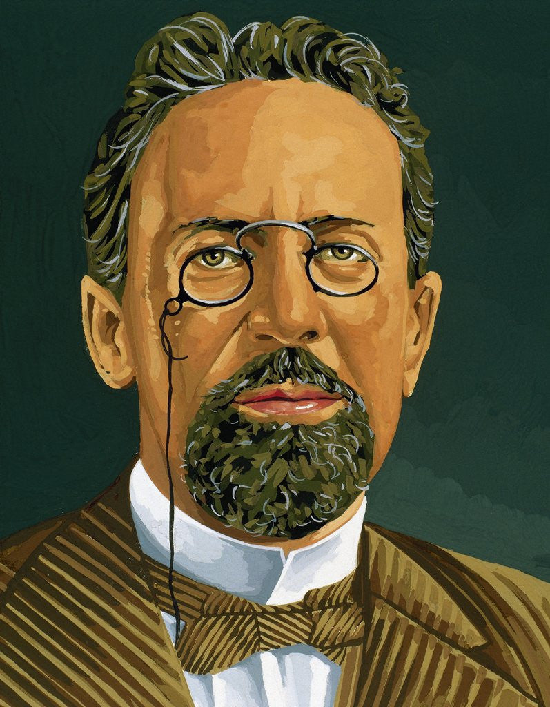 Detail of Chekhov, Anton Paulovich (1860-1904). by Anonymous
