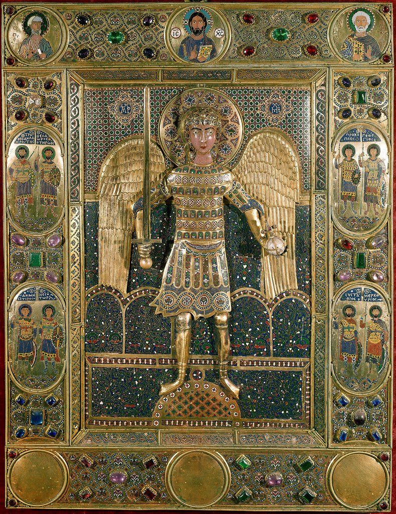 Detail of Missal cover with Archangel St. Michael by Anonymous