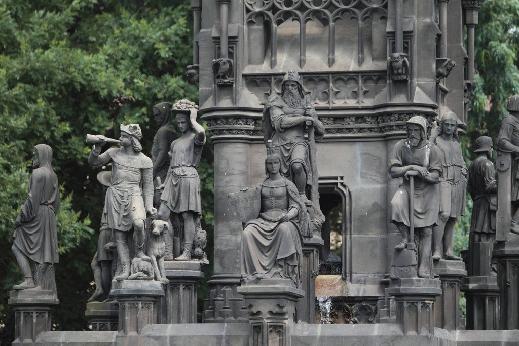 Detail of Detail of sculpture on Kranner's fountain in Prague by Anonymous