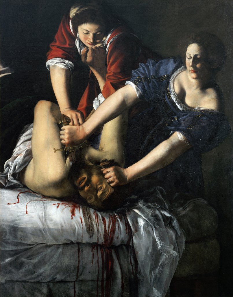 Detail of Judith and Holofernes - Painting by Artemesia Gentileschi