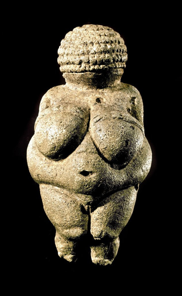 Detail of Venus of Willendorf by Corbis