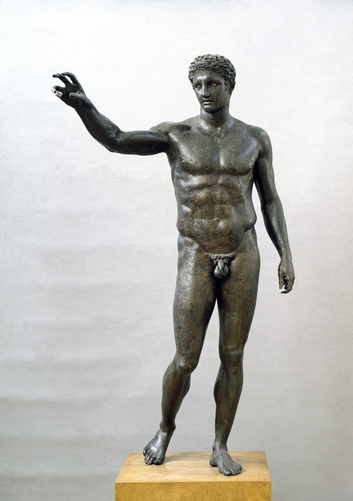 Detail of The Antikythera Ephebe by Anonymous