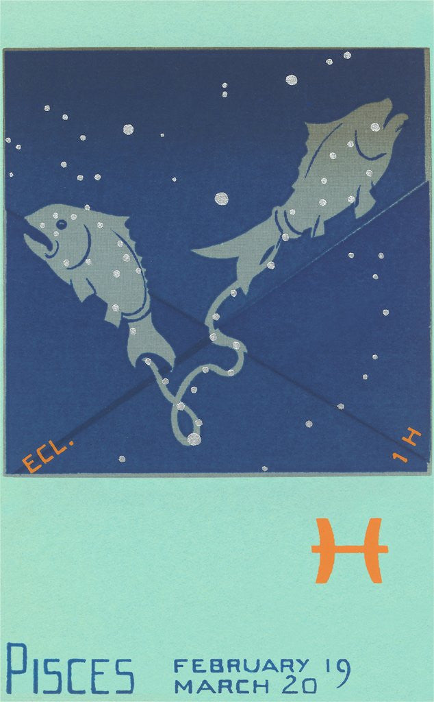 Detail of Pisces, The Fish by Anonymous