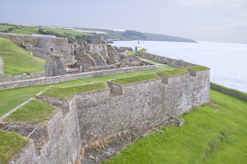 Detail of Charles Fort by Anonymous