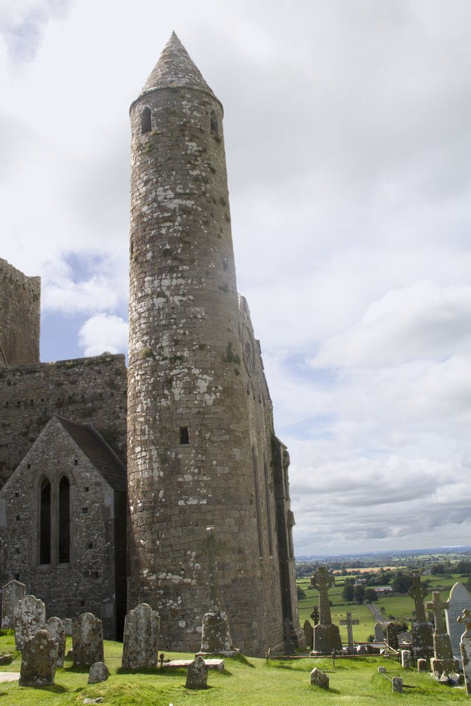 Detail of Round Tower at Rock of Cashel by Anonymous