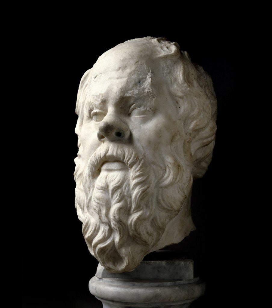 Detail of Portrait of Socrates by Anonymous