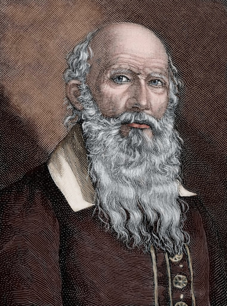 Detail of Friedrich Ludwig Jahn (1778-1852). Engraving. Colored. by Anonymous