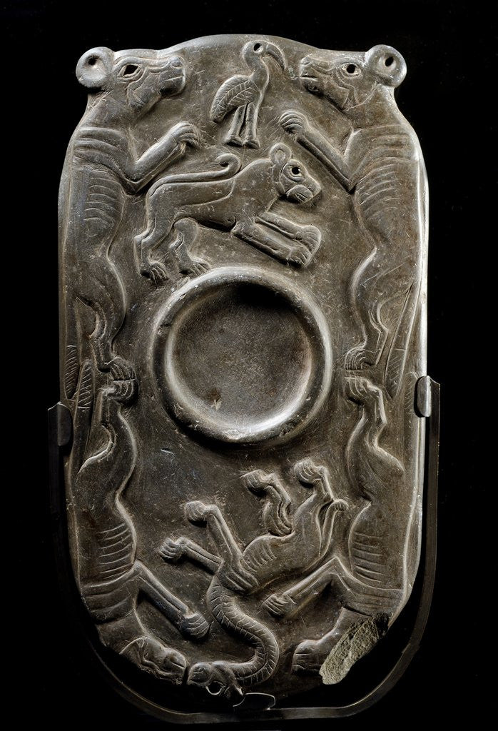 Detail of Ancient Egyptian cosmetic palette by Anonymous