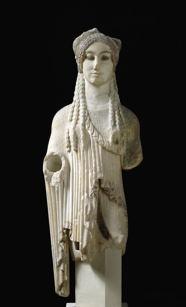 Detail of Kore from the Acropolis by Anonymous