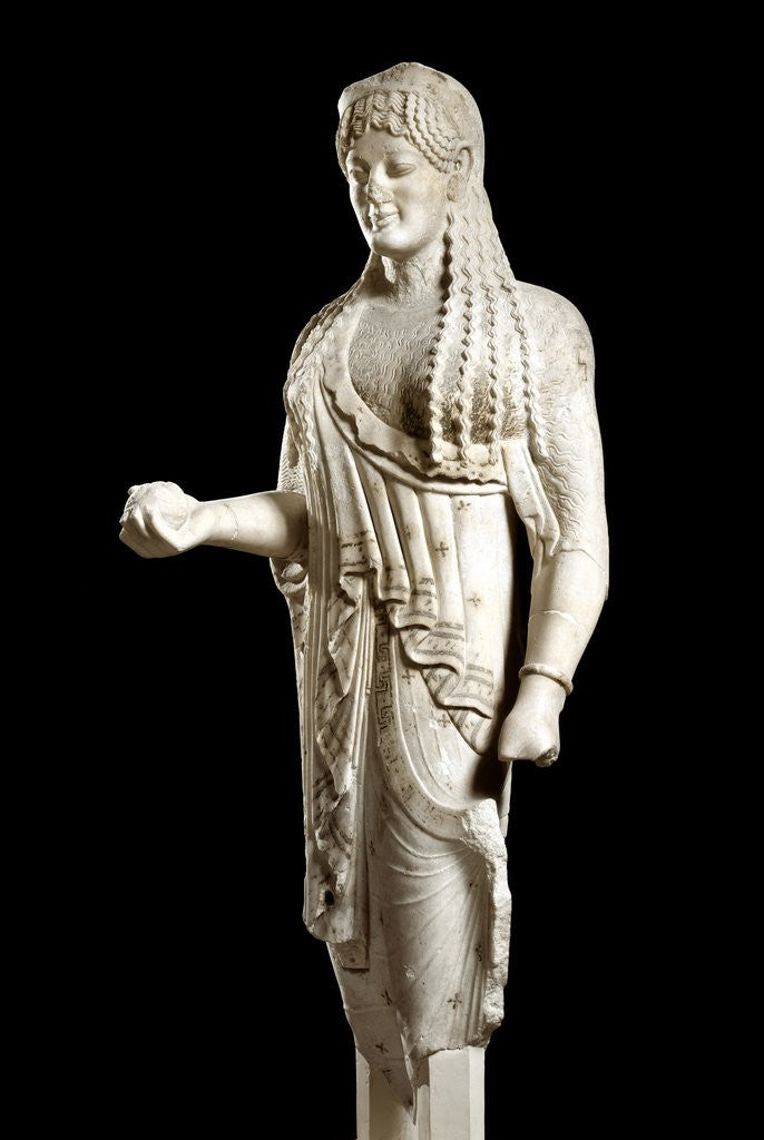 Detail of Kore from the Acropolis by Anonymous