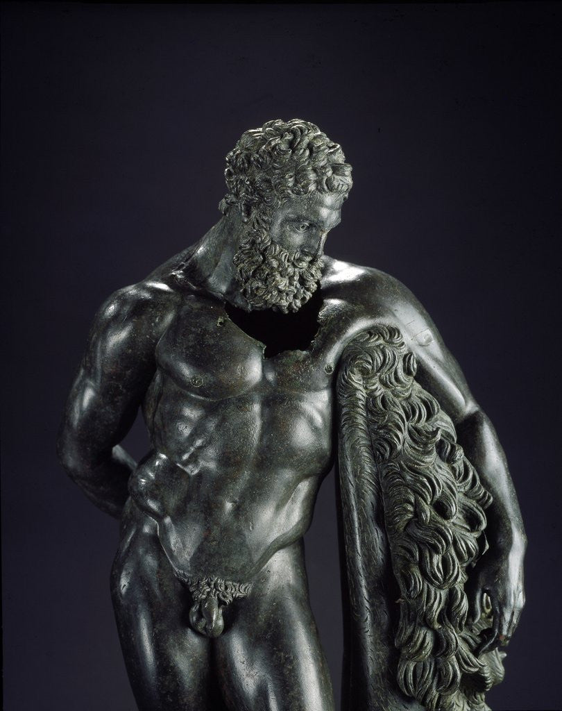 Detail of Detail of Herakles resting by Lysippos