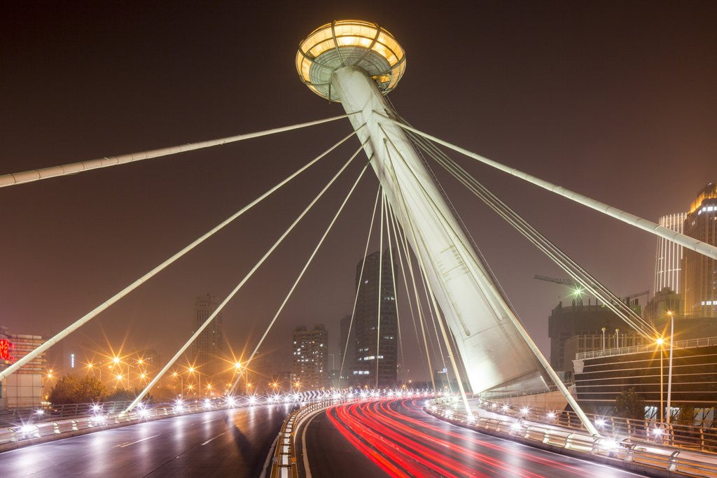 Detail of Ligonglou Bridge, Tianjin, China by Anonymous