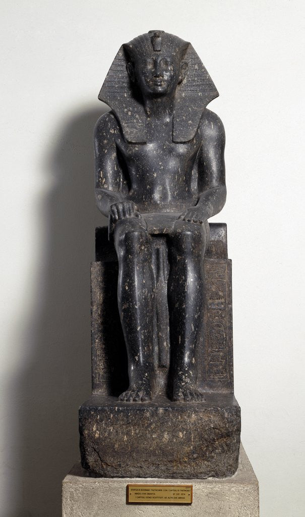 Detail of A pharaoh of the dynasty of Thutmose by Anonymous