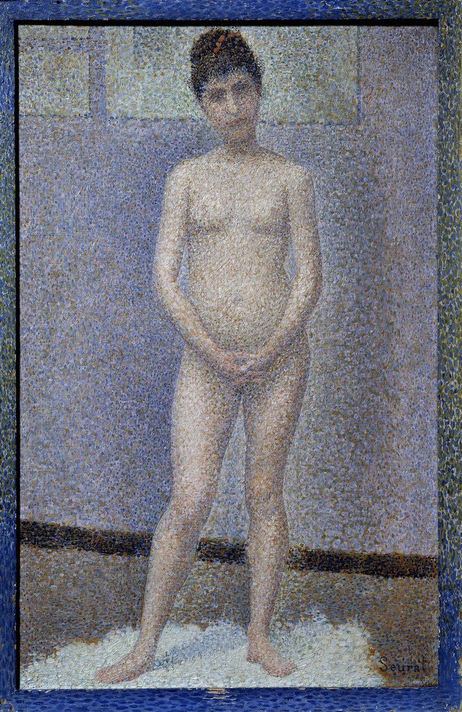 Detail of Model from the Front (Nude Woman) by Georges Seurat