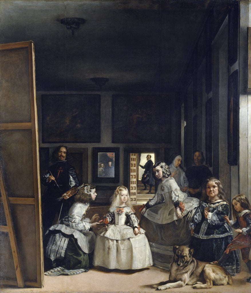 Detail of Las Meninas or the Family of Philip IV by Diego Velazquez