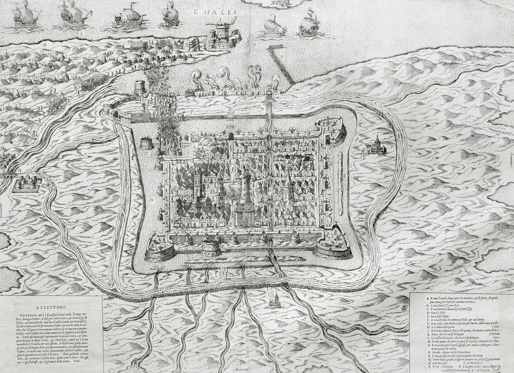 Detail of Capture of Calais from the English in 1558 by Francis de Lorraine, Duke of Guise (1558). by Anonymous