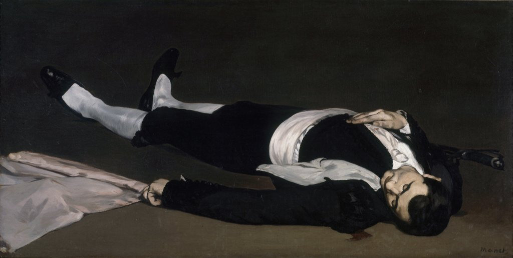 Detail of The Dead Toreador by Edouard Manet