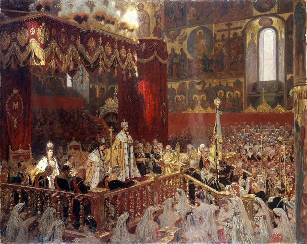 Detail of The Coronation of Tsar Nicholas II by Corbis