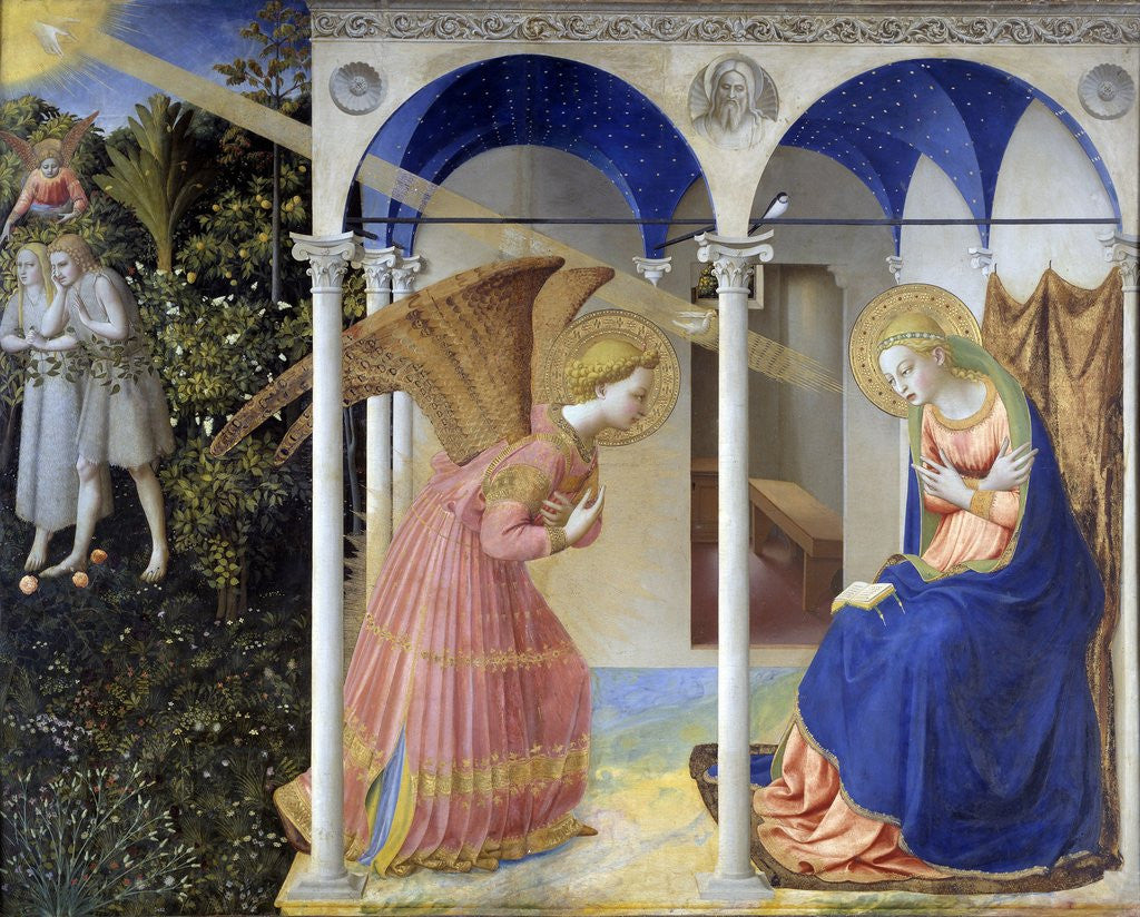 Detail of The Annunciation by Fra Angelico