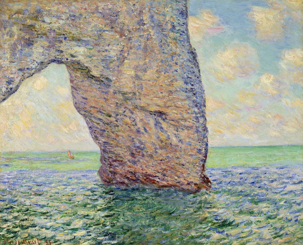 Detail of The Manneporte (Etretat) by Claude Monet