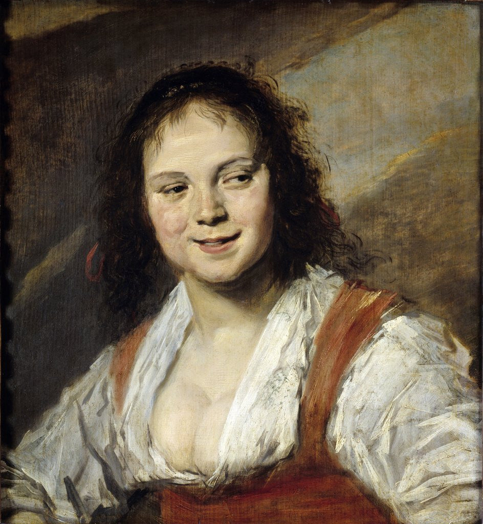 Detail of Gypsy Girl by Frans Hals