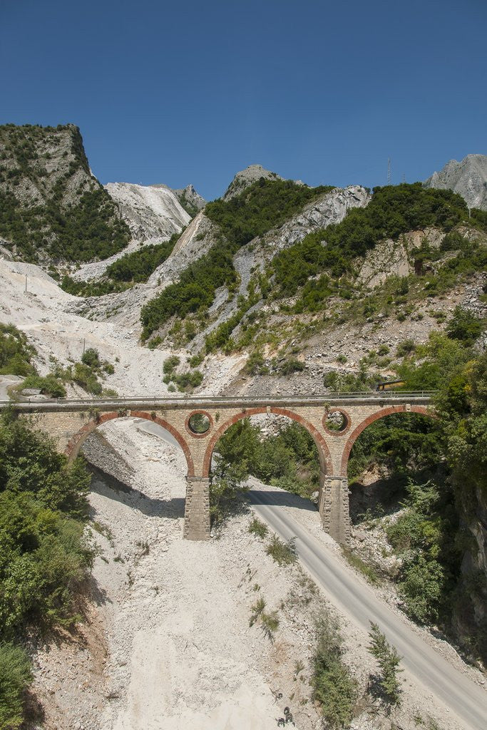 Detail of Marble quarry at Colonnata by Anonymous