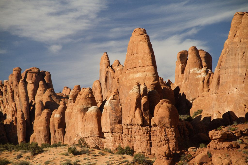 Detail of Arches National Park rock formations by Anonymous