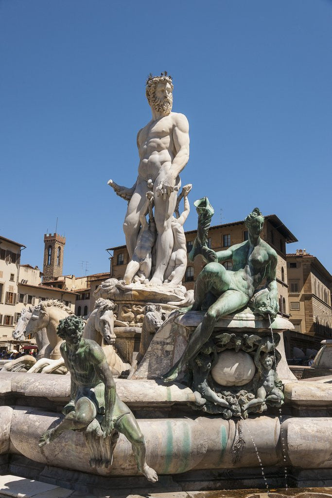 Detail of Piazza Signoria, Nettuno Fountain by Bartolomeo Ammannati