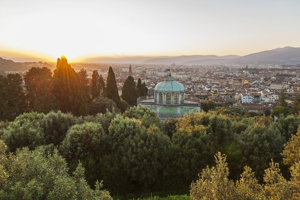 Detail of View of Boboli Garden and Kafehaus from Forte Belvedere, by Anonymous