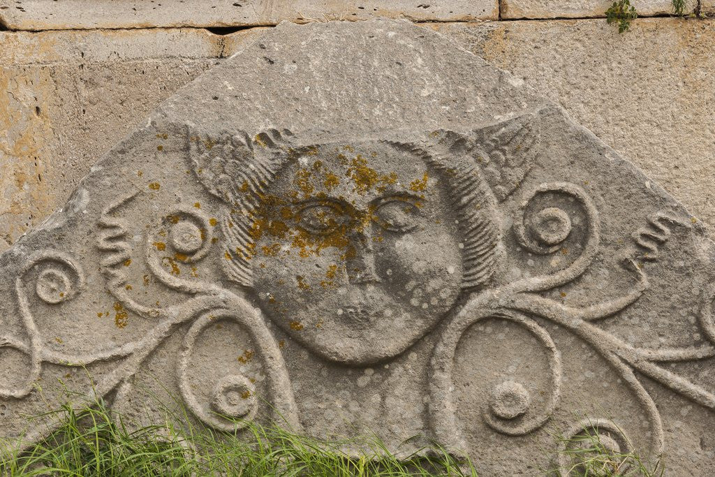 Detail of The archaeological ruins around Santissima Trinita church by Anonymous
