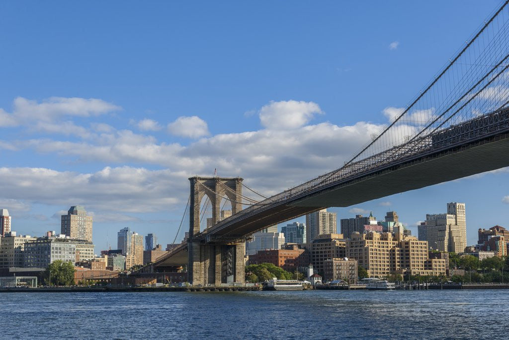 Detail of Brooklyn Bridge by Anonymous