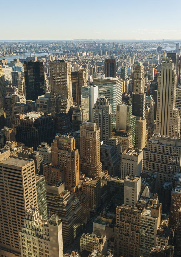 Detail of View of Manhattan from Rockefeller Center by Anonymous