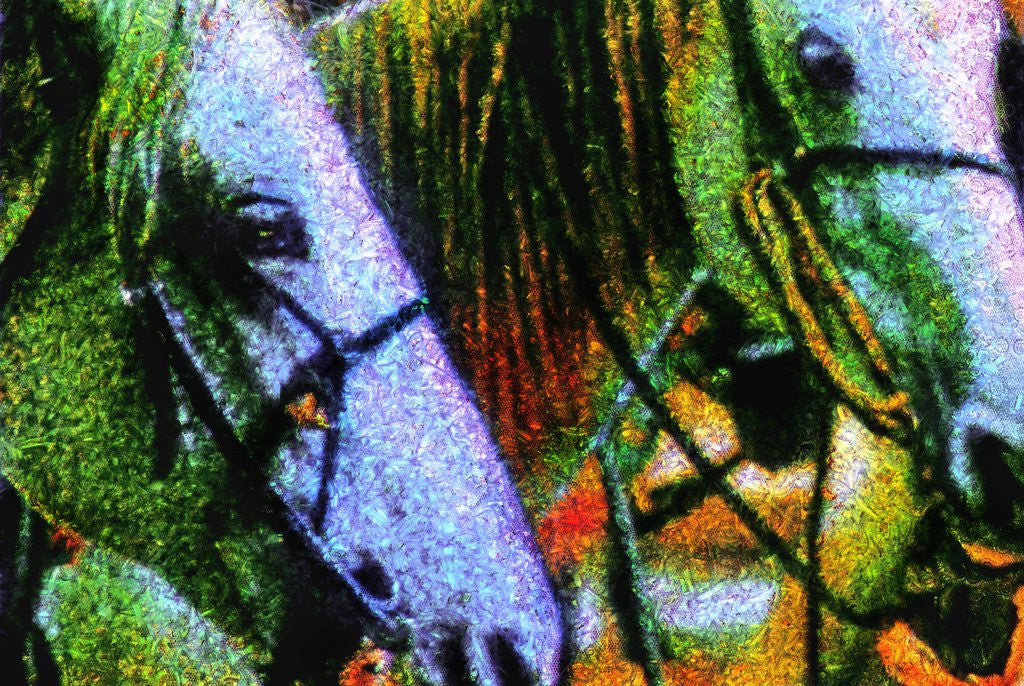 Detail of Horses by Anonymous
