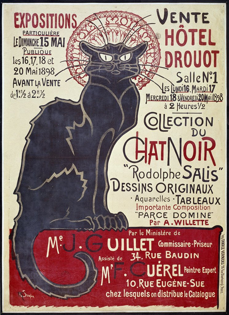 Detail of Poster advertising the sale of the 