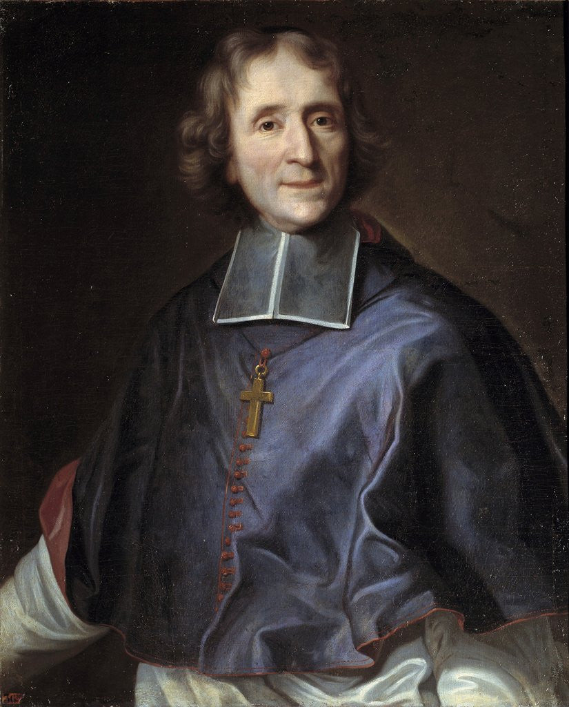 Detail of Portrait of Francois Fenelon by Joseph Vivien