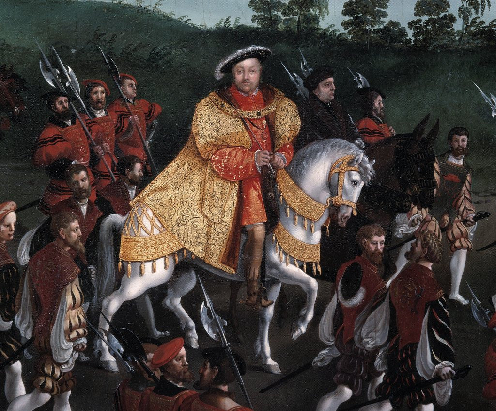 Detail of Interview of Francois I and Henry VIII at the Field of the Cloth by Friedrich Bouterwerk
