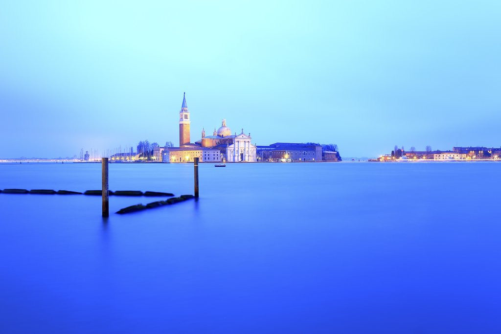 Detail of San Giorgio island view from S.Marco square. by Anonymous