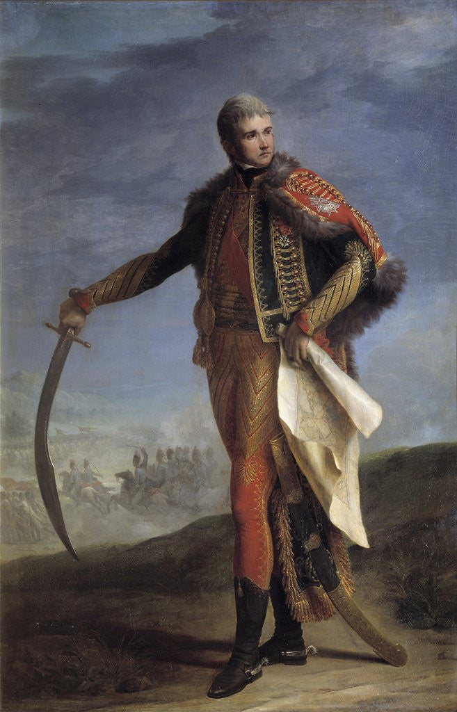 Detail of Portrait of Jean Lannes by Jean Charles Nicaise Perrin