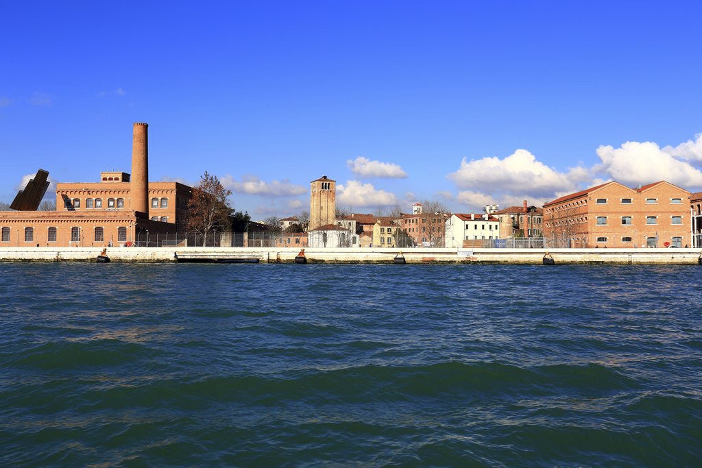 Detail of Zattere Canal on the way to the seaport. by Anonymous