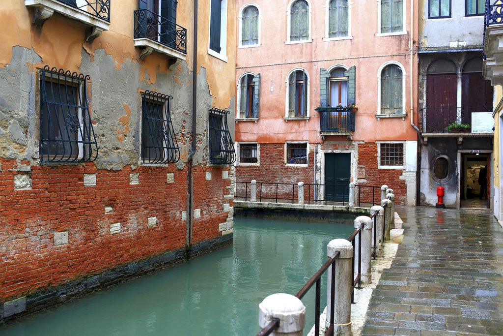 Detail of Dorsoduro, the area near the Accademia bridge. by Anonymous