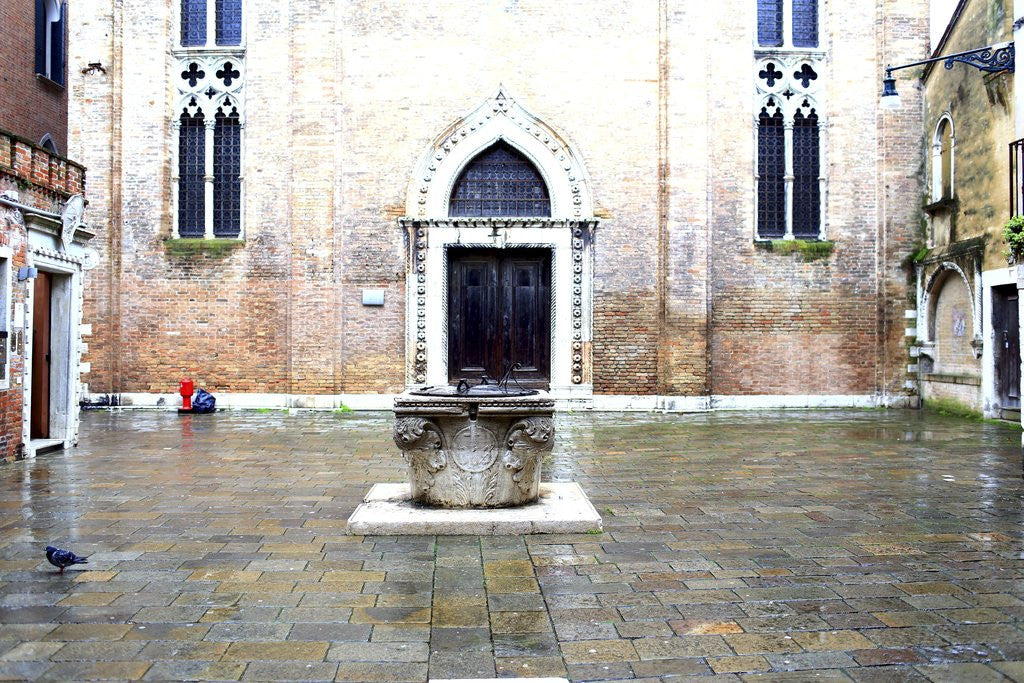 Detail of Dorsoduro, the area near the Accademia bridge. by Anonymous
