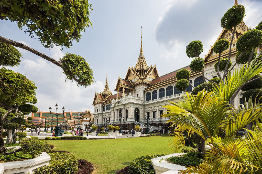 Detail of Grand Palace Complex, the Chari Maha Prasat Hall by Anonymous