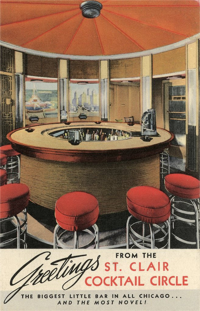 Detail of Forties Cocktail Lounge by Anonymous