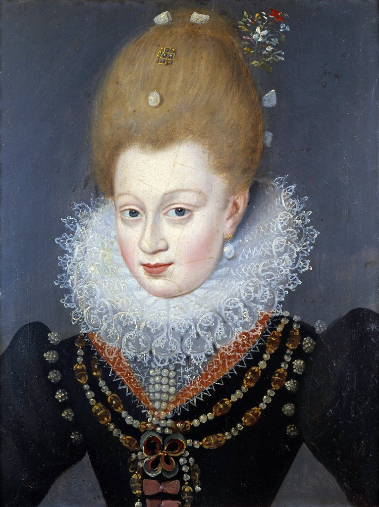 Detail of Portrait of Gabrielle d' Estrees by Anonymous