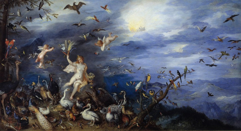 Detail of Allegory of Air by Jan Brueghel the Elder
