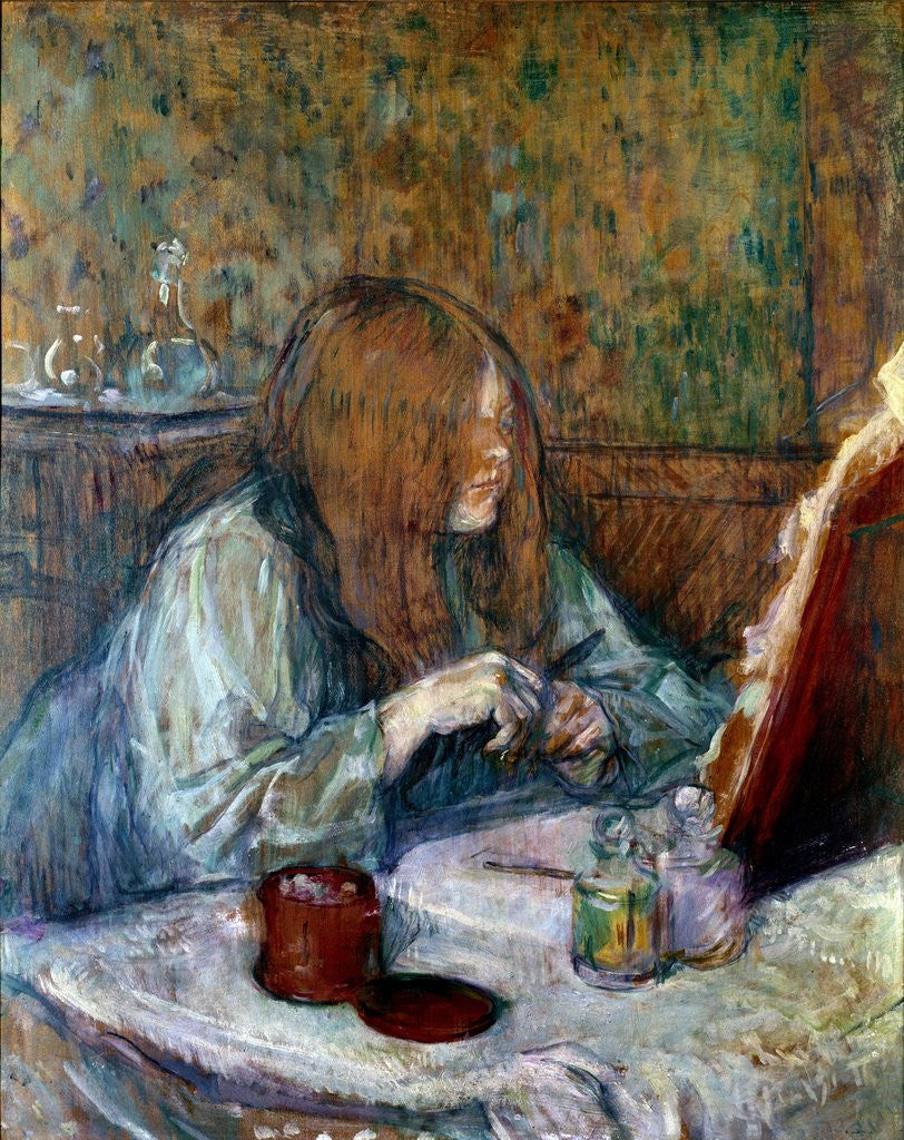 Detail of Madame Poupoule at Her Toilette by Henri de Toulouse-Lautrec