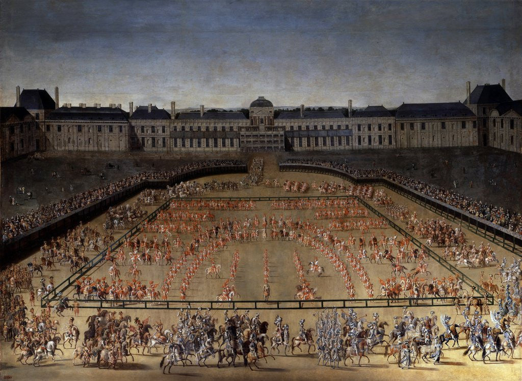 Detail of The Grand Carousel given by Louis XIV, 1662 by Henri de Gissey