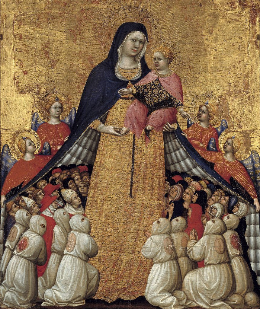 Detail of The Virgin of Mercy Altarpiece by Pietro di Domenico da Montepulciano